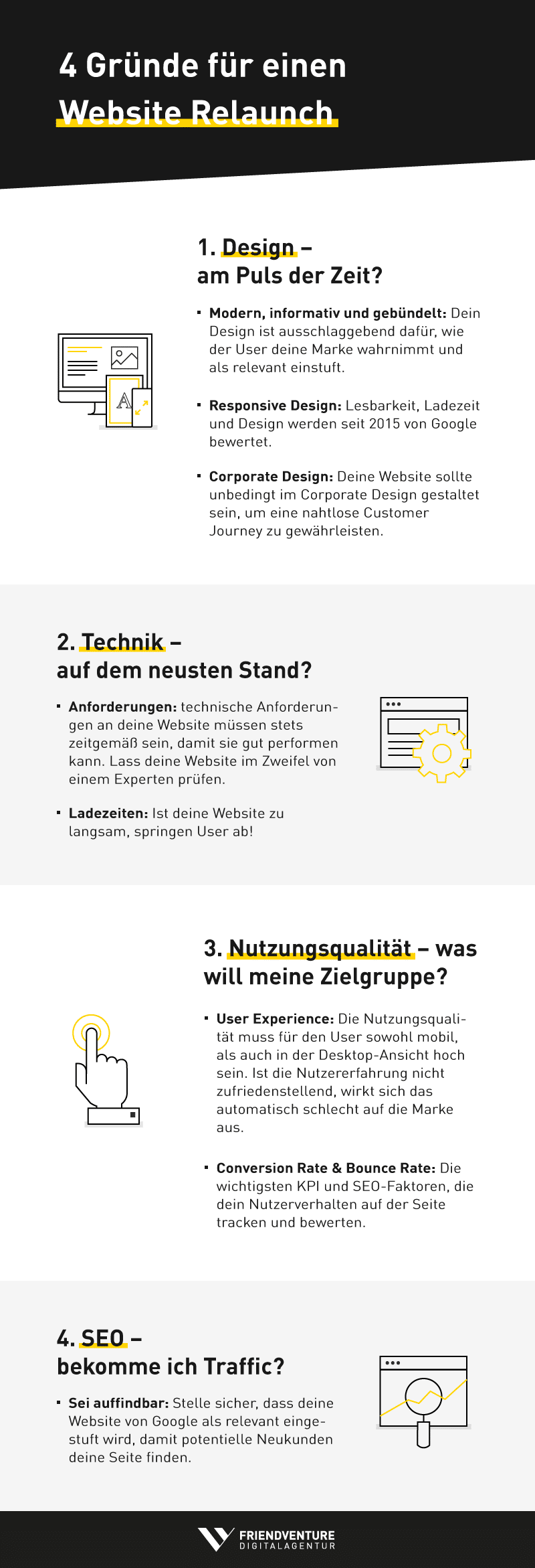 4 Gründe für einen Relaunch