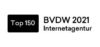 Auszeichnung BVDW Internetagentur Ranking Top 150