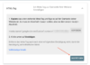 Screenshot der Fläche zum Einfügen des HTML-Tags