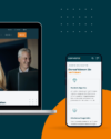 Darstellung des responsiven Designs der Convista-Website. Ein Smartphone im Vordergrund zeigt den Bereich „Unsere Grundsätze“ mit den Punkten „Fundierte Expertise“ und „Arbeiten auf Augenhöhe“, begleitet von minimalistischen Icons.