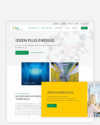 Screenshot der BGS-Website mit Slogan, Navigation, Bildern zu Bestrahlung und gelbem Service-Overlay.