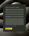 Kontaktformular der Website für Beratungsanfragen auf dunklem Hintergrund mit gelbem CTA-Button.