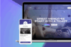 Responsive website design for ticket.io displayed on a laptop and smartphone with the slogan “Great memories start with a ticket.”