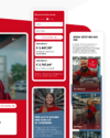 Mobile-First-Design der REWE Recruiting-Plattform. Gezeigt wird ein optimierter Bewerbungsprozess („Blitzschnelle Bewerbung“) mit Gehaltstransparenz und zielgruppenspezifischen Einstiegsmöglichkeiten für Fahrer und Logistik-Personal.