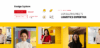 Ein Styleguide-Ausschnitt, der primäre (rot) und sekundäre Buttons, Link-Zustände, illustrative Icons im Outlined-Stil sowie die Kern-Headline und eine Bildergalerie im Corporate Design zeigt.