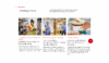 Drei Teaser-Karten mit Bildern aus Logistikzentren und Lagerhaltung illustrieren die inhaltliche Tiefe der Consulting-Themen.