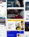 Eine animierte Grafik die verschiedene Digital- und Websiteprojekte unserer Wordpress Agentur zeigt.