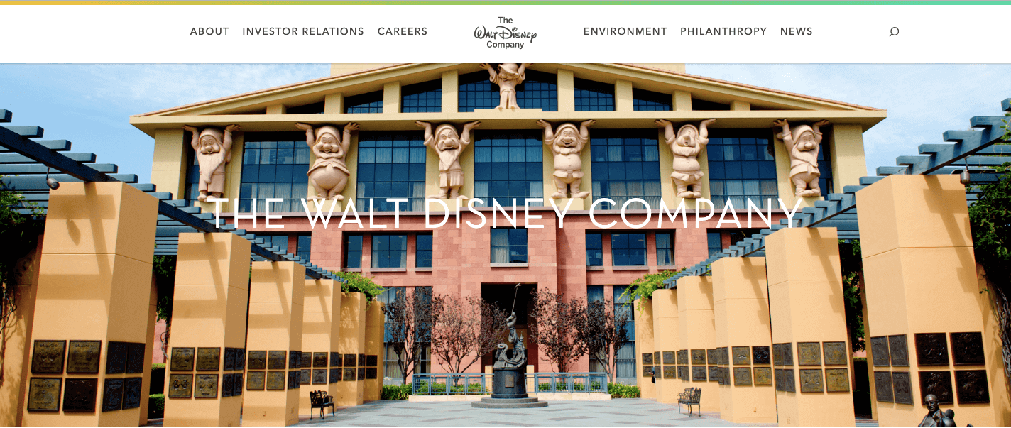 Walt Disney Website